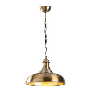 Závesné svietidlo v zlatej farbe s kovovým tienidlom ø 32 cm Rosea – Opviq lights vyobraziť