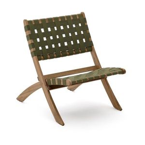 Zelené drevené záhradné kreslo Chabeli – Kave Home vyobraziť