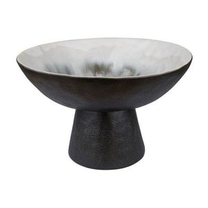 Čierna/slonovinová kameninová misa ø 31, 5 cm By Hand – Mette Ditmer Denmark vyobraziť
