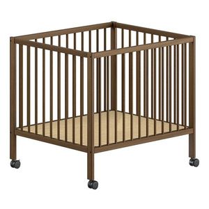 Hnedá detská ohrádka z bukového dreva 95x75 cm Dino – Vipack vyobraziť