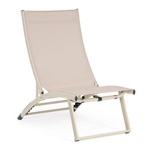 Béžové kovové záhradné ležadlo Taylor – Bizzotto vyobraziť