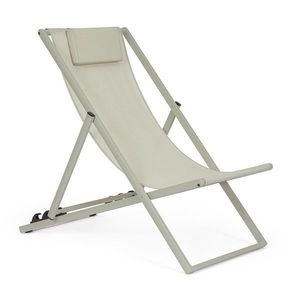 Taupe kovové záhradné ležadlo Taylor – Bizzotto vyobraziť