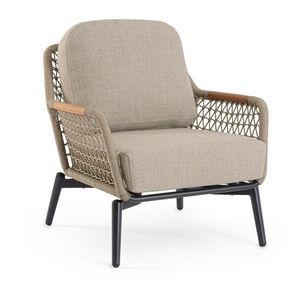 Svetlohnedé kovové záhradné kreslo Eulero – Bizzotto vyobraziť