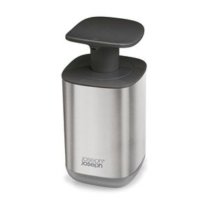 Dávkovač mydla z nehrdzavejúcej ocele v lesklej striebornej farbe 250 ml Presto Steel – Joseph Joseph vyobraziť