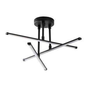 Čierne LED stropné svietidlo 26x51 cm Umut – Opviq lights vyobraziť