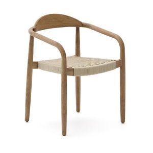 Béžové/v prírodnej farbe drevené jedálenské kreslo Nina – Kave Home vyobraziť