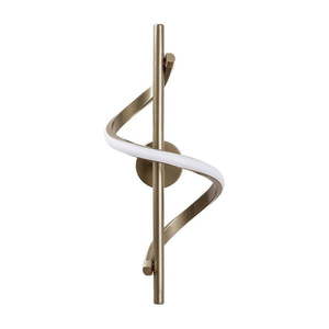 LED nástenné svietidlo v mosadznej farbe Likma – Opviq lights vyobraziť