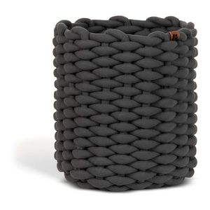 Látkový košík ø 25x25 cm Peach Skin Round M – Bigso vyobraziť