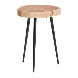 Okrúhly odkladací stolík s doskou z akácie 35x35 cm Tanive – Kave Home vyobraziť