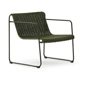 Zelené kovové záhradné kreslo Maurina – Kave Home vyobraziť