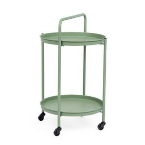 Oceľový servírovací stolík ø 44, 5 cm Austin – Bizzotto vyobraziť