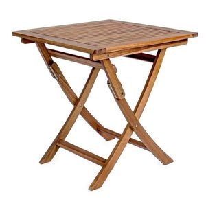 Záhradný stolík z masívu akácie 70x70 cm Noemi – Bizzotto vyobraziť