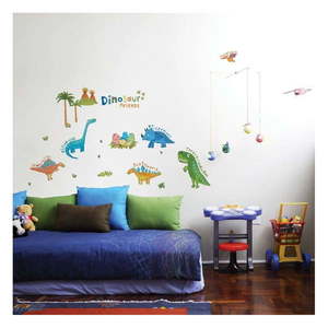 Samolepka Ambiance Colourful Dino vyobraziť