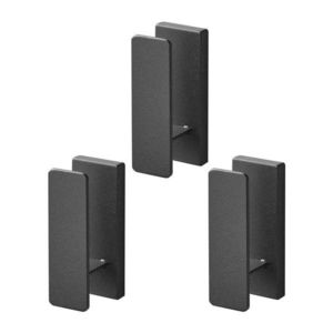 Čierne nástenné kovové háčiky v súprave 3 ks Tower – YAMAZAKI vyobraziť