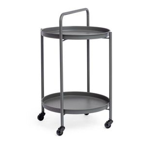 Oceľový servírovací stolík ø 44, 5 cm Austin – Bizzotto vyobraziť