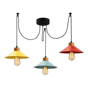 Závesné svietidlo s kovovým tienidlom ø 114 cm Manavgat – Opviq lights vyobraziť