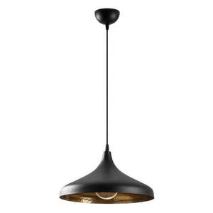 Čierne závesné svietidlo s kovovým tienidlom ø 36 cm Tattoo – Opviq lights vyobraziť