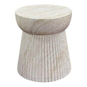 Kamenný okrúhly záhradný stolík ø 37 cm Bonn – House Nordic vyobraziť