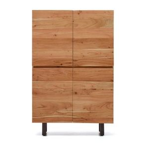 Komoda z masívu akácie v prírodnej farbe 100x155x40, 5 cm Uxue – Kave Home vyobraziť
