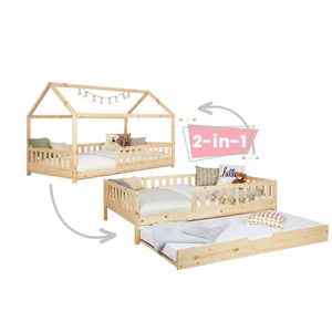 MID.YOU VÝSUVNÁ POSTEĽ, 90/200 cm prírodná farba vyobraziť