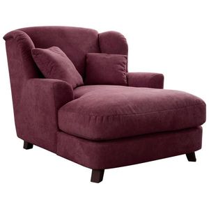 Sit & More XXL KRESLO, textil, kompozitné drevo, tmavočervená vyobraziť