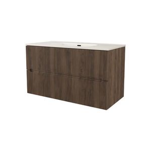 Welnova SPODNÁ UMÝVADLOVÁ SKRINKA, farba vlašského orecha, farba vlašského orecha, 100/55/45, 6 cm vyobraziť