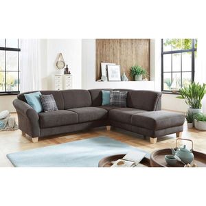 Sit & More ROHOVÁ SEDACIA SÚPRAVA, textil, tmavohnedá vyobraziť