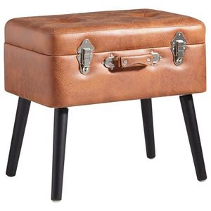 Xora TABURETKA, drevo, textil, kompozitné drevo, 50/46/35 cm vyobraziť