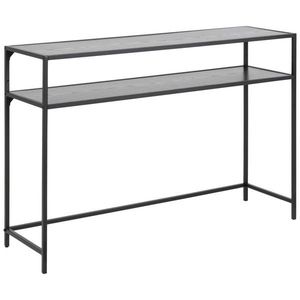 KONZOLOVÝ STOLÍK, čierna, kompozitné drevo, 120/79/35 cm vyobraziť