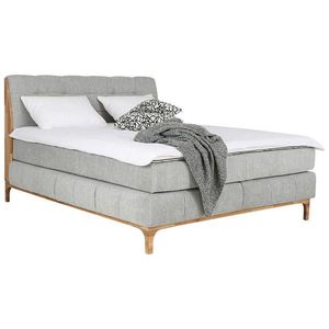 MID.YOU BOXSPRINGOVÁ POSTEĽ, 160/200 cm, strieborná vyobraziť