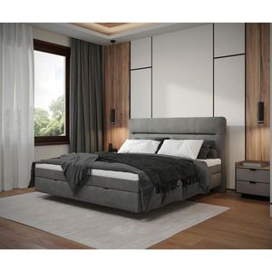 MID.YOU AMERICKÁ POSTEĽ, 140/200 cm, sivá vyobraziť