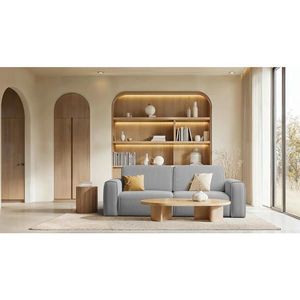 Livetastic ROZKLADACIA POHOVKA, textil, svetlosivá vyobraziť