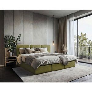 MID.YOU RODINNÁ POSTEĽ, 240/200 cm, zelená vyobraziť