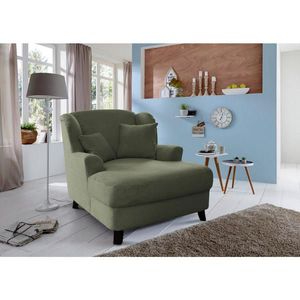 Sit & More XXL KRESLO, textil, olivovozelená vyobraziť