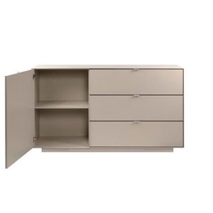 MID.YOU ŠIROKÁ KOMODA, piesková, 160/90/37, 5 cm vyobraziť
