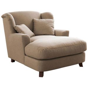 Sit & More XXL KRESLO, textil, béžová vyobraziť