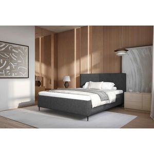 MID.YOU ČALÚNENÁ POSTEĽ, 140/200 cm, antracitová vyobraziť