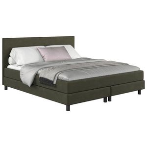 MID.YOU AMERICKÁ POSTEĽ, 140/200 cm, tmavozelená vyobraziť