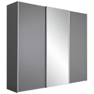 Moderano ŠAT. SKRIŇA S POSUV. DVERAMI, tmavosivá, 280/240/68 cm vyobraziť