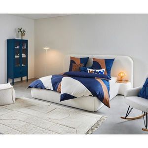 MID.YOU ČALÚNENÁ POSTEĽ, 160/200 cm, biela vyobraziť