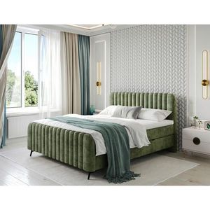 MID.YOU AMERICKÁ POSTEĽ, 160/200 cm, zelená vyobraziť