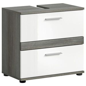 MID.YOU SKRINKA POD UMÝVADLO, biela s vysokým leskom, 60/57/34 cm vyobraziť