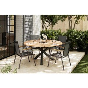 Ambia Garden ZÁHRADNÝ STÔL, drevo, kov, 150/75/150 cm vyobraziť