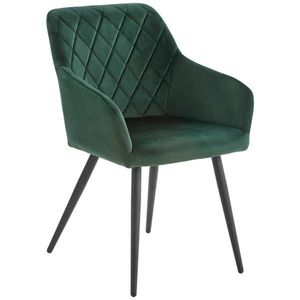 Hom`in STOLIČKA S PODRÚČKAMI, železo, zamat, čierna, tmavozelená vyobraziť