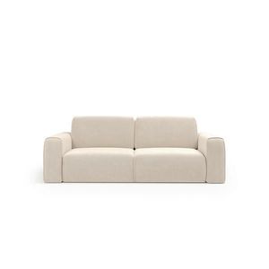 Livetastic ROZKLADACIA POHOVKA, textil, biela vyobraziť