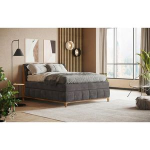 MID.YOU BOXSPRINGOVÁ POSTEĽ, 180/200 cm, tmavosivá vyobraziť