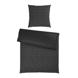 Dieter Knoll OBOJSTRANNÁ POSTEĽNÁ BIELIZEŇ, satén, antracitová, 155/220 cm vyobraziť