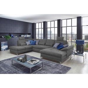 Sit & More SEDACIA SÚPRAVA, textil, sivá vyobraziť