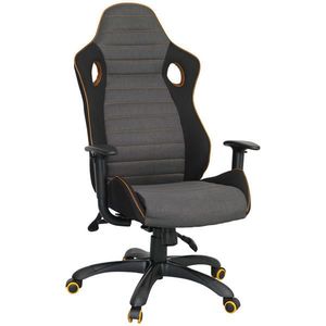 Novel HERNÁ STOLIČKA, sieťovina, tkaná textília, sivá, čierna vyobraziť