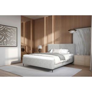 MID.YOU ČALÚNENÁ POSTEĽ, 160/200 cm, sivá vyobraziť